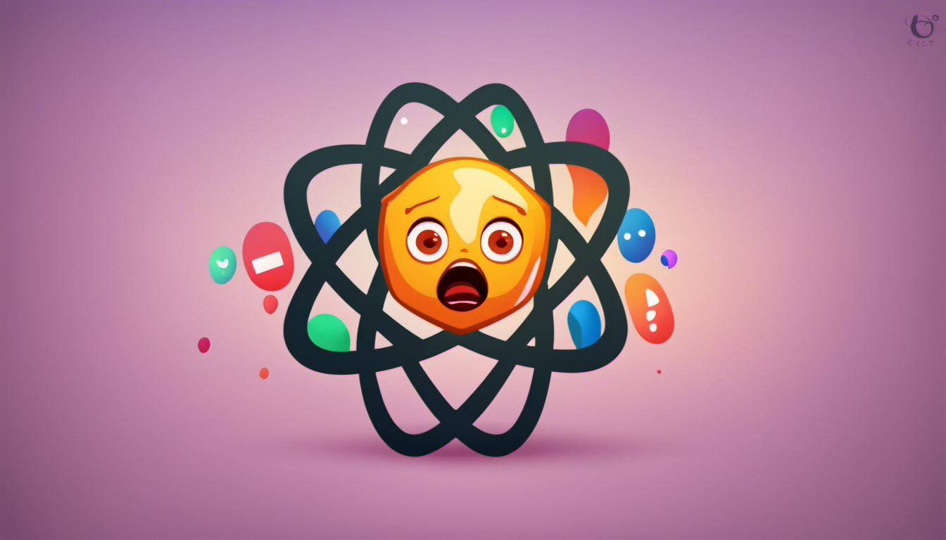 shocked, sad, scared react logo