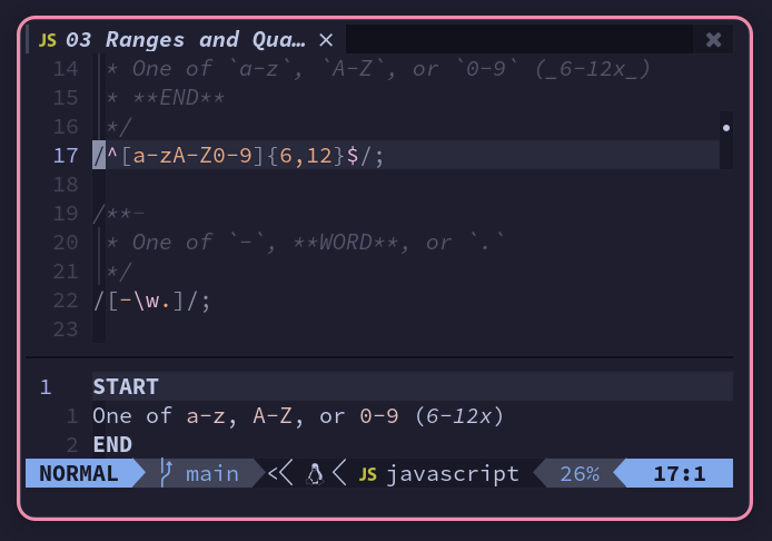 demo of split buffer